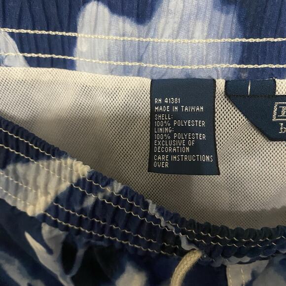 Polo Ralph Lauren Swim Trunks Mens 3XB Blue Floral‎ Pockets Pony Logo - Picture 7 of 11